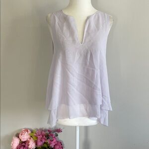 Tory Burch Lavender Layered Blouse